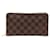 Louis Vuitton Damier Ebene Zippy Organizador Carteira Longa De Lona N61728 em boa condição  ref.1324669