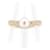 Tasaki 18K Pearl Diamond Ring Metal  ref.1324677