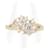 Mikimoto 18K Diamond Cluster Ring Metal  ref.1324679