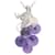 Mikimoto 18Collana con uva K e ametista Metallo  ref.1324684