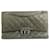 Mademoiselle Chanel gris grande 2009 2.55 bolso con solapa Cuero  ref.1324744