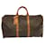 Louis Vuitton Keepall 50 Brown Cloth  ref.1324813