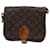 Louis Vuitton Cartouchiere Brown Cloth  ref.1324821