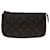 Louis Vuitton Pochette Accessoire Brown Cloth  ref.1324839