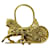 Céline CELINE Horse Carriage Key Ring metal Gold Auth ar11605b Golden  ref.1324958