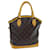LOUIS VUITTON Monogram Lockit Hand Bag M40102 LV Auth yk11375 Cloth  ref.1325006