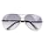 Tom Ford Gray aviator glasses Grey Metal  ref.1325099