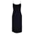 Autre Marque Moschino Black Sleeveless Crepe Midi Dress Viscose  ref.1325201