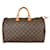 Louis Vuitton Canvas Monogram Speedy 40 handbag Brown Leather  ref.1325253