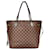 Louis Vuitton Damier Ebene Monogram Neverfull MM Shopper Bag Brown Cloth  ref.1325254