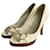 Gucci Heels White Leather  ref.1325306