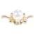 Mikimoto 18K Pear Diamond Ring Metal  ref.1325381