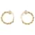 Autre Marque 18K Diamond Twisted Earrings Metal  ref.1325385