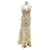 Autre Marque NON SIGNE / UNSIGNED  Dresses T.International S Cotton White  ref.1325473