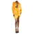 Jacquemus Robe chemise froncée orange - taille UK 6 Viscose  ref.1325481