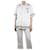 Casablanca White silk printed shirt - size S  ref.1325482