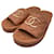 CHANEL  Mules & clogs T.eu 38 leather Brown  ref.1325483