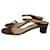 CLUB MONACO  Sandals T.eu 37.5 leather Brown  ref.1325524