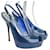 Gucci Heels Navy blue Patent leather  ref.1325549