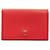 Burberry Red TB Leather Small Wallet Pony-style calfskin  ref.1325586
