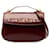 Bolso satchel oblicuo de cuero rojo Dior Roja Lienzo Becerro Paño  ref.1325618