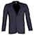 Burberry Checked Blazer in Blue Wool  ref.1325684