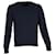 Dolce & Gabbana Jumper com decote em V em lã azul  ref.1325825