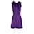 Mulberry Ruffled Sleeveless Mini Dress in Violet Silk Cotton Purple  ref.1325881