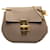 Chloé Bolso de hombro de cuero Chloe Drew con cadena beige y dorado en excelente estado  ref.1325919