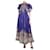 Zimmermann Purple high-neck printed maxi dress - size UK 8  ref.1325975