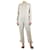 Isabel Marant Cream silk-blend button-up jumpsuit - size UK 8  ref.1325980