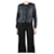 Ermanno Scervino Veste noire à bordures brodées - taille UK 8 Polyester  ref.1325991
