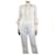 Zimmermann Cream high-neck frill blouse - size UK 10 Silk  ref.1325992