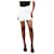 Jacquemus White denim mini skirt - size UK 6 Cotton  ref.1325999