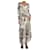 Autre Marque Multi patterned slit sheer cover dress - size UK 6 Multiple colors  ref.1326002