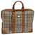 Autre Marque Burberrys Nova Check Hand Bag Canvas Beige Brown Auth bs13065 Cloth  ref.1326118