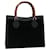 GUCCI Bamboo Tote Bag Suede Black 002 0260 2615 auth 70189  ref.1326217