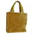 PRADA Hand Bag Velor Yellow Auth ar11643b  ref.1326257