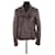 Gerard Darel Leather coat Brown  ref.1326307