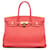 Birkin Hermès HERMES HandbagsLeather Pink  ref.1326368
