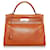 Kelly Hermès HERMES HandbagsLeather Brown  ref.1326391