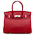 Birkin Hermès Borse HERMESPelle Rosso  ref.1326416