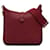 Evelyne Hermès HERMES HandbagsLeather Red  ref.1326418