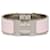 Hermès Pink Clic Clac H Bracelet Silvery Metal Enamel  ref.1326788