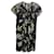 Red Valentino Mini-robe May Lily à imprimé floral en polyester noir  ref.1326814