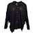 Top con bottoni in maglia Yohji Yamamoto in cotone nero  ref.1326815