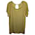 Dries Van Noten Cut-Out Back Top in Yellow Cotton  ref.1326818