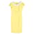 Robe longueur genou ornée Dior en coton jaune pastel  ref.1326821