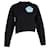 Acne Studios "Don't Take Drugs" Cropped Sweatshirt in Black Cotton  ref.1326831