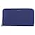 Fendi Zipped Wallet in Blue Leather  ref.1326844